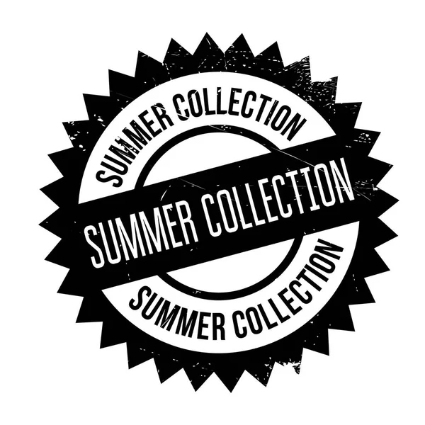 Summer collection stamp — Stock Vector