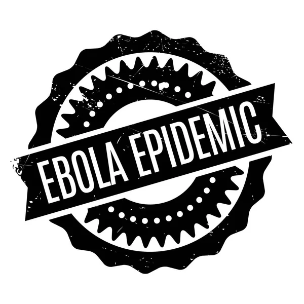 Epidemie Eboly razítko — Stockový vektor