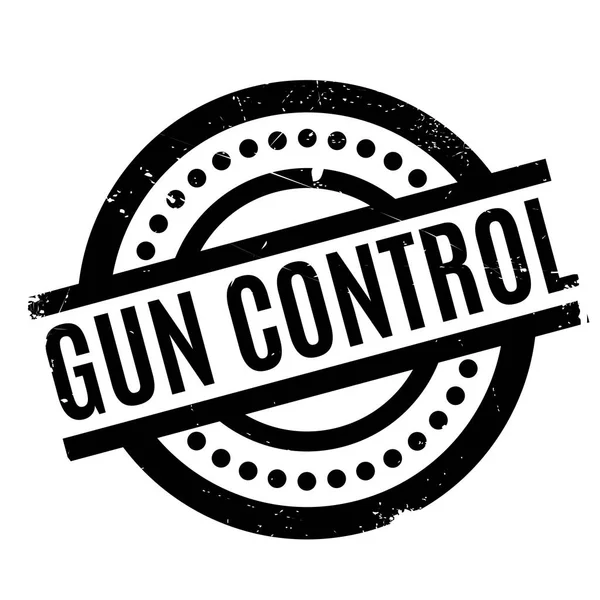 Sello de goma Gun Control — Archivo Imágenes Vectoriales
