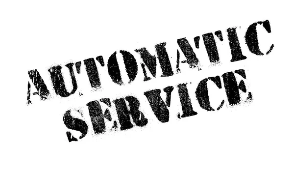 Automatická služba razítko — Stockový vektor