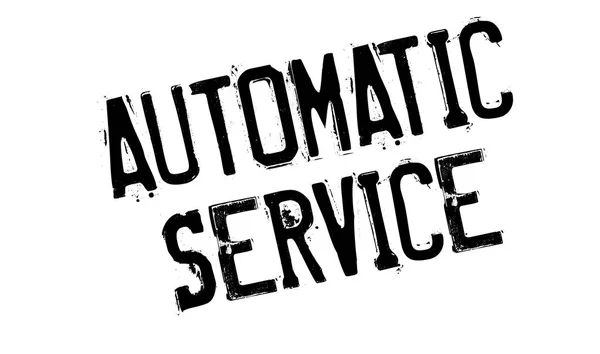 Sello de goma de servicio automático — Vector de stock