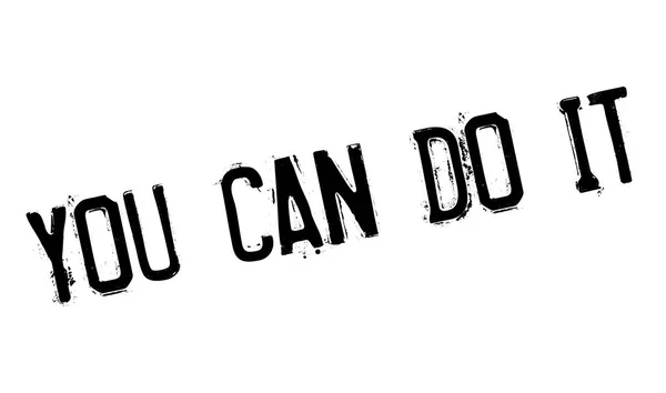 You Can Do It rubber stamp — Stock Vector