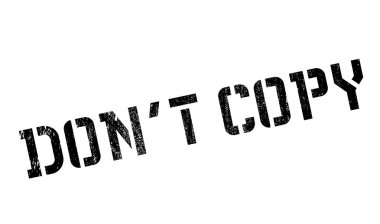 Do not Copy rubber stamp clipart