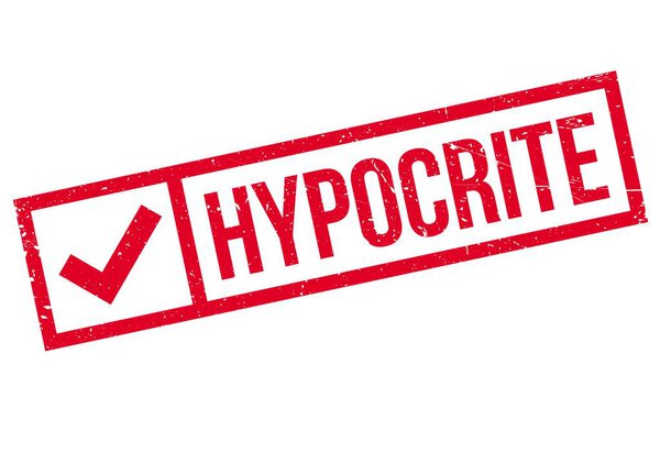 Hypocrite rubber stamp