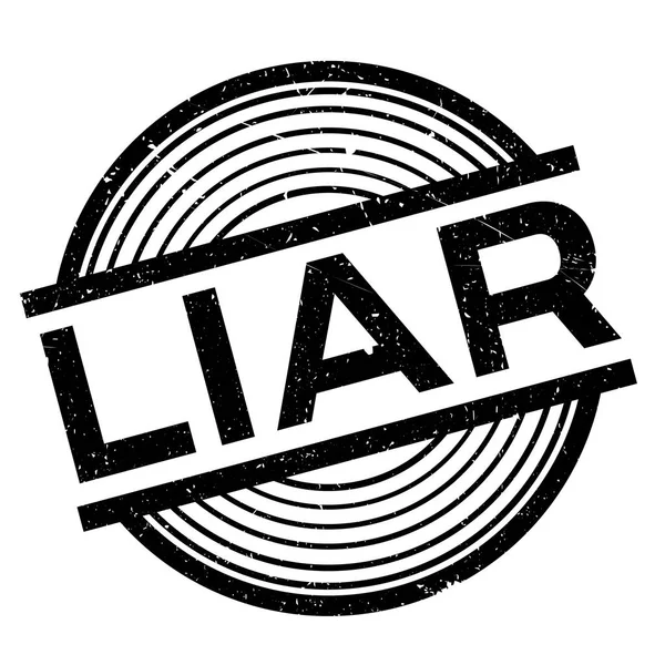 Sello de goma LIAR — Archivo Imágenes Vectoriales