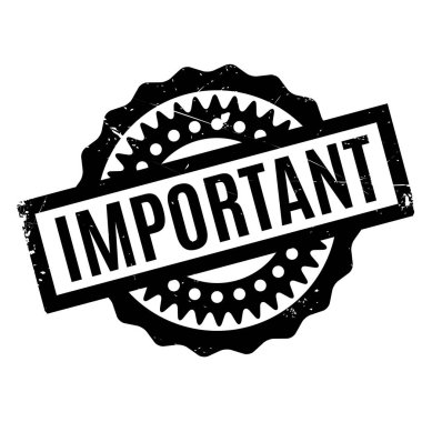 önemli lastik damgası