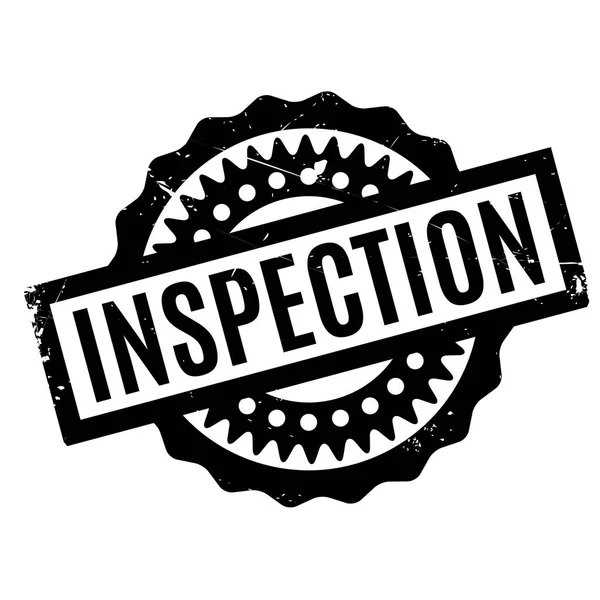 Sello de goma de inspección — Vector de stock