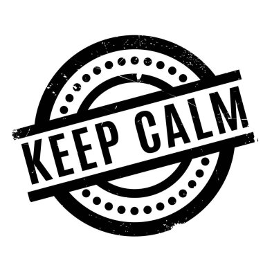 Sakin lastik damgası tutmak