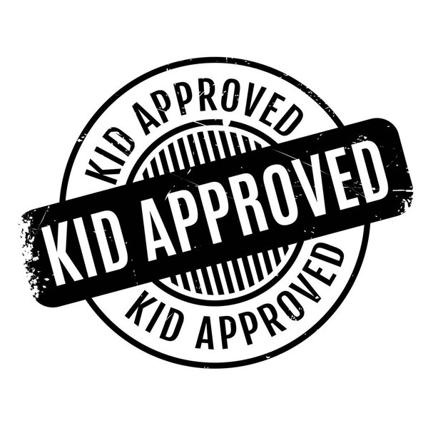 Kid Approved rubber stamp
