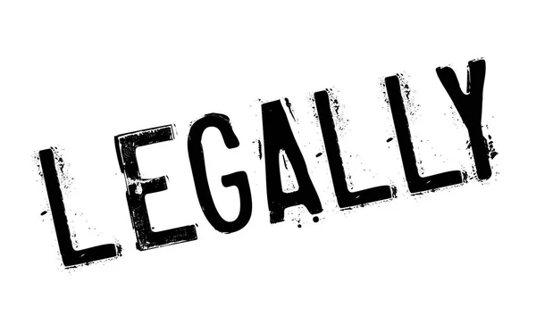 Sello de goma legal — Vector de stock