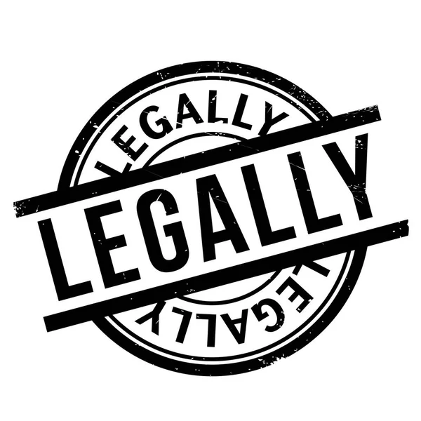 Sello de goma legal — Vector de stock