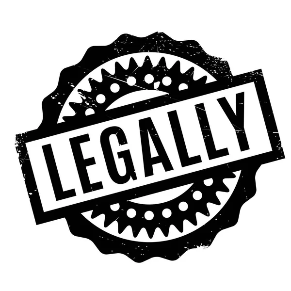 Sello de goma legal — Vector de stock