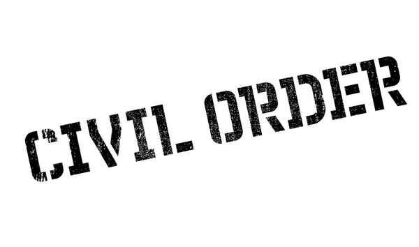 Резиновая марка гражданского порядка
