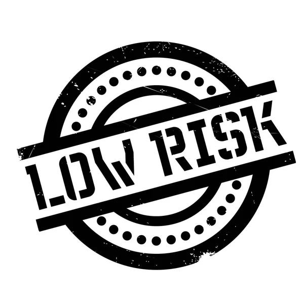 Low Risk rubber stamp — Stock Vector