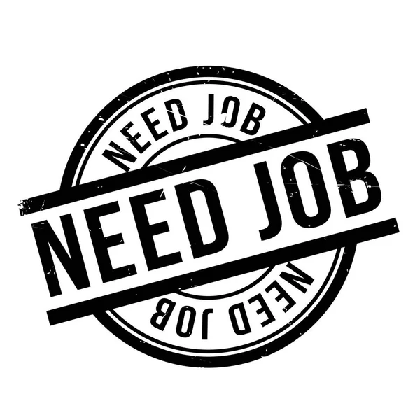 Need Job rubber stamp — Stock Vector © lkeskinen0 136133474