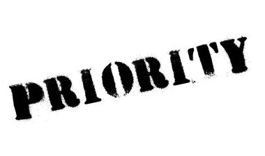 öncelik lastik damgası