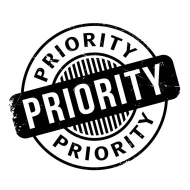 öncelik lastik damgası