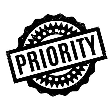 öncelik lastik damgası