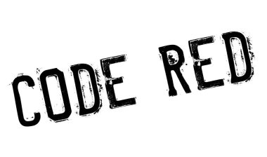 Kod kırmızı lastik damgası