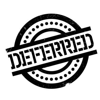 Ertelenen lastik damgası