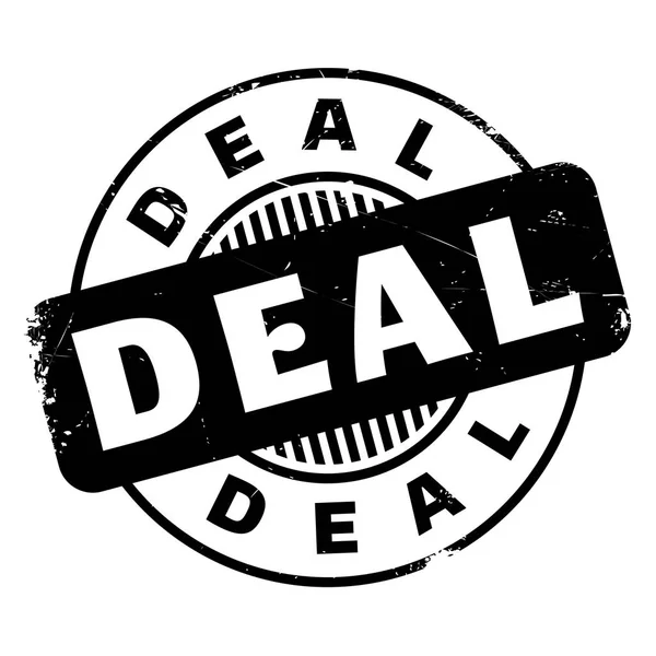 Deal Timbro di gomma — Vettoriale Stock