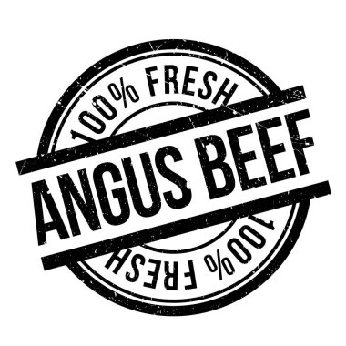 Angus beef stamp clipart