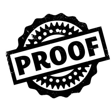 Proof rubber stamp clipart
