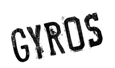 Gyros damga kauçuk grunge