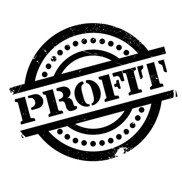 Timbre en caoutchouc profit — Image vectorielle