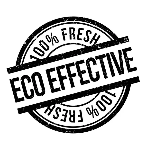 Eco effective stamp — Stock Vector