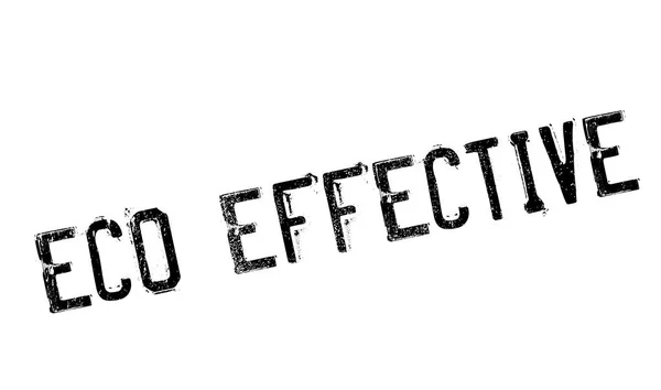 Timbre éco efficace — Image vectorielle