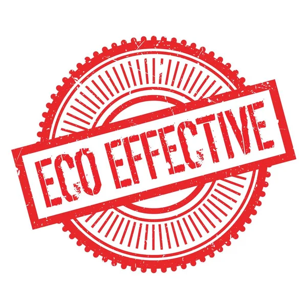 Eco effective stamp — Stock Vector