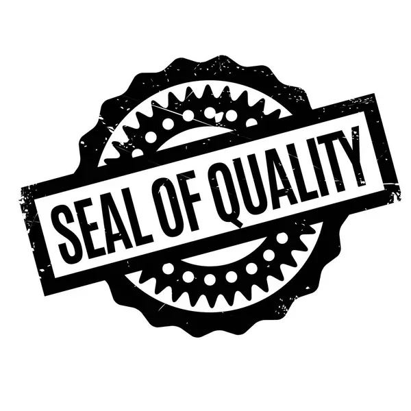 Selo de selo de borracha de qualidade —  Vetores de Stock