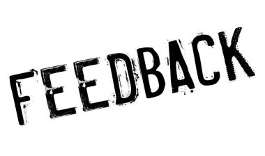 Geribildirim damga kauçuk grunge