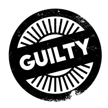 Suçlu damgası kauçuk grunge