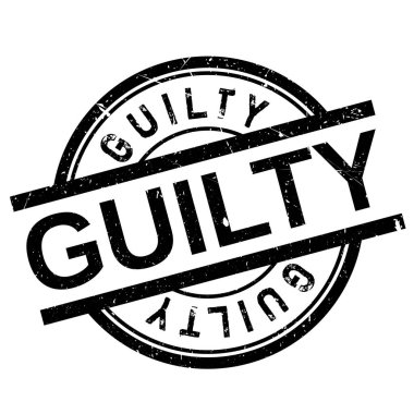 Suçlu damgası kauçuk grunge