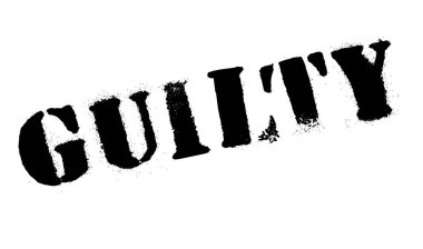 Suçlu damgası kauçuk grunge