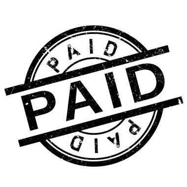 Ödenen damga kauçuk grunge