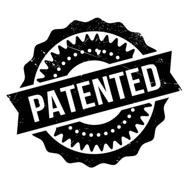 Patentli damga kauçuk grunge