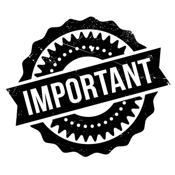 Önemli damgası kauçuk grunge