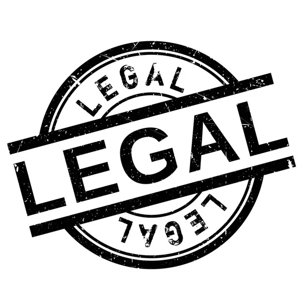 Legal Stempel Gummi Grunge — Stockvektor