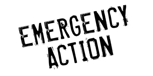 Emergency Action rubber stamp — Stock Vector