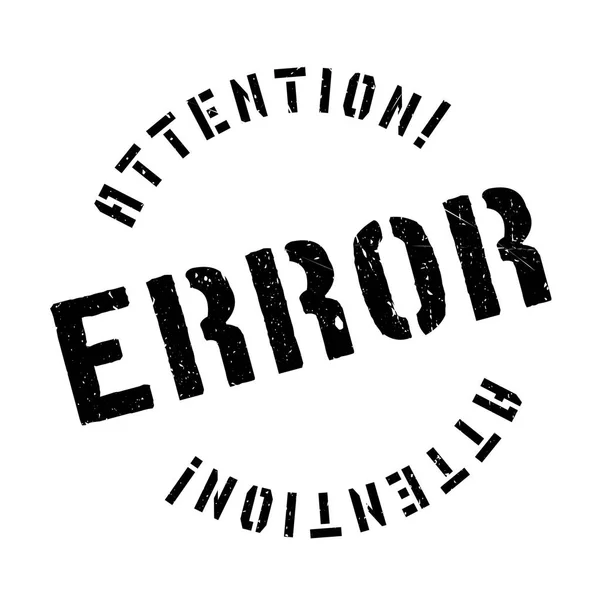 Резиновая марка ERROR — стоковый вектор