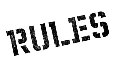 Kuralları damga kauçuk grunge
