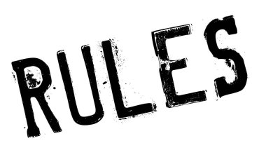 Kuralları damga kauçuk grunge