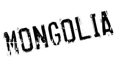 Moğolistan damga kauçuk grunge