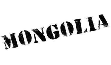 Moğolistan damga kauçuk grunge
