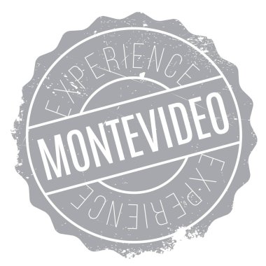 Montevideo damga kauçuk grunge