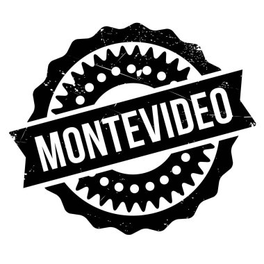 Montevideo damga kauçuk grunge