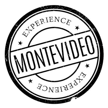 Montevideo damga kauçuk grunge